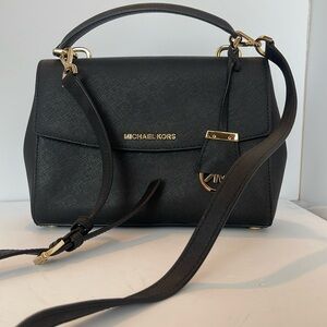 Micheal Kors Ava Extra-Small Saffiano Leather Crossbody Bag